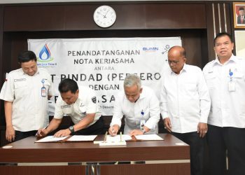 Pindad dan Jasa Tirta II Teken MoU Pengadaan Produk Industrial