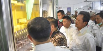 Wamenhan Dan Sekjen Kemhan Tinjau Divisi Amunisi PT Pindad