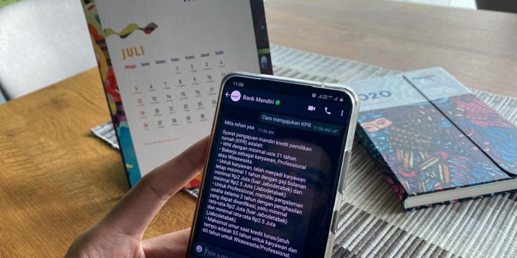 Bank Mandiri Buka Layanan Interaktif Via WhatsApp