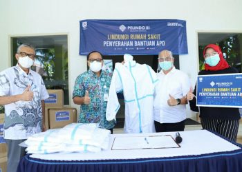 Pelindo III Bantu APD untuk 3 Rumah Sakit di Jawa Timur