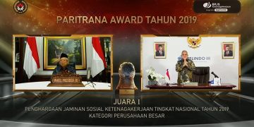 Pelindo III Raih Juara 1 Paritrana Award