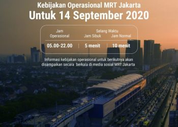 Ini Kebijakan Operasional MRT Jakarta untuk Hari ini