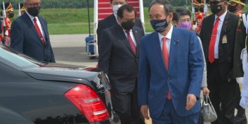 Pramono Anung Sambut PM Jepang Yoshihide Suga