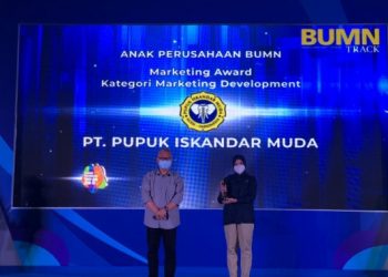 Pupuk Iskandar Muda Raih Penghargaan ‘The Best Marketing Development’