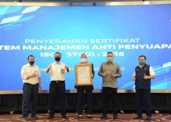 PT PP Raih Sertifikasi Antipenyuapan
