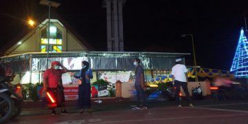 HMI Jaga Misa Natal di Papua