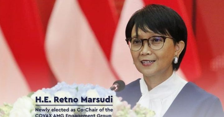 Menlu Retno Pimpin Kerja Sama Vaksin Multilateral COVAX-AMC EG