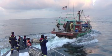 KKP Amankan 3 Kapal Pencuri Ikan di Selat Malaka