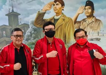Kekompakan 3 Sekjen PDI Perjuangan