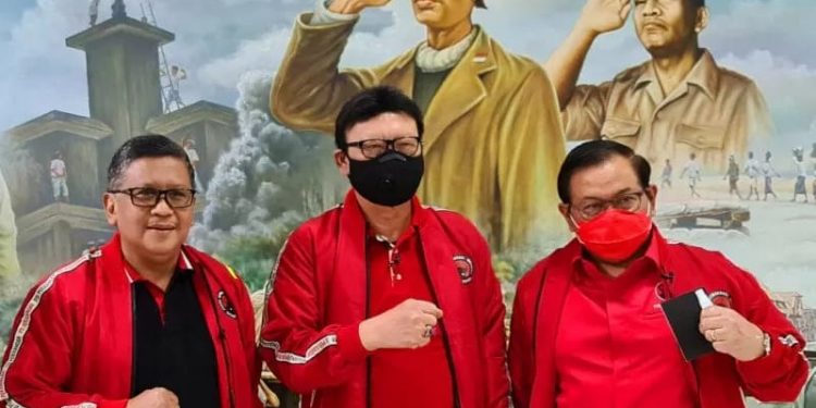 Kekompakan 3 Sekjen PDI Perjuangan