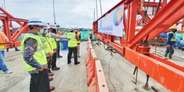 WIKA ‘Topping Off’ Jembatan Utama Akses Bandara Soekarno-Hatta