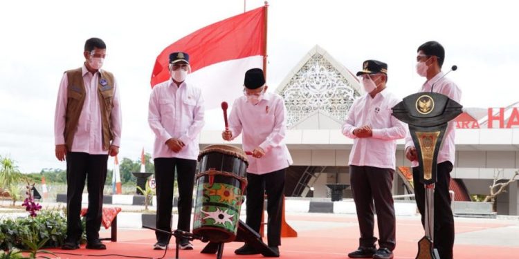 Gantikan Bandara Beringin, Wapres Resmikan Bandara HM Sidik