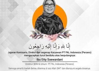 Direktur SDM & Umum PT PAL Etty Soewardani Tutup Usia
