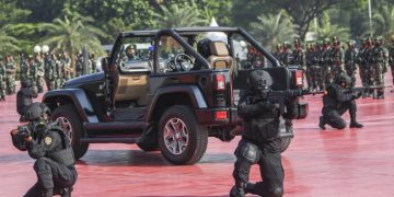 FOTO: Apel Korps Prajurit Wanita TNI Hari Kartini 2021