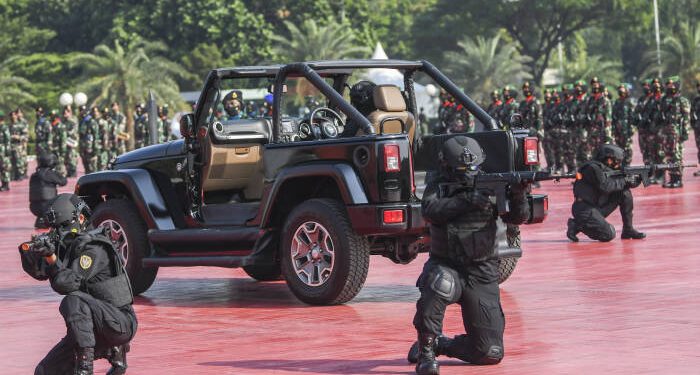 FOTO: Apel Korps Prajurit Wanita TNI Hari Kartini 2021