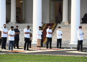 Dihadiri Jokowi, Serda Payopo Jadi Khatib Idul Fitri di Istana Bogor
