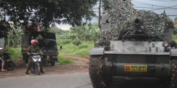 Penyebar Hoak Tank Sekat Pemudik Ditangkap, Diperiksa di Mako Yon Armed