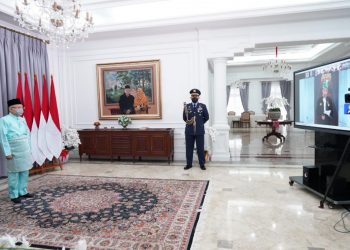 Hari Lahir Pancasila, Ma’ruf Amin Gunakan Pakaian Adat Melayu Hijau Tosca