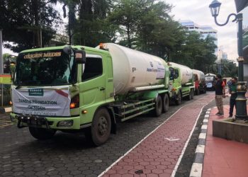 500 Ton Oksigen Medis Bantuan Tanoto Foundation Tiba di Jakarta