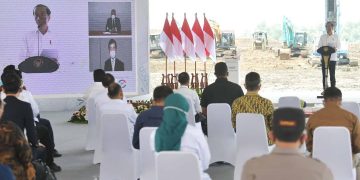 Jokowi Groundbreaking Pabrik Baterai Kendaraan Listrik Pertama di Asia