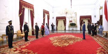 Presiden Jokowi Terima Surat Kepercayaan 4 Dubes Negara Sahabat