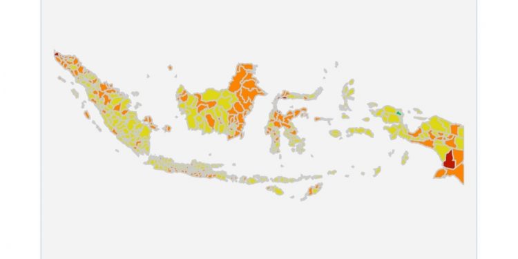 Zona Merah di RI Tersisa 5 Daerah; Aceh, Sulteng dan Papua