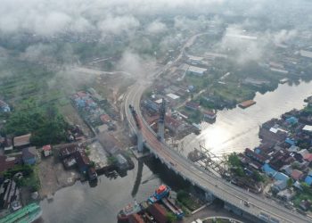 WIKA Rampungkan Jembatan Cable Stayed Melengkung Pertama di RI