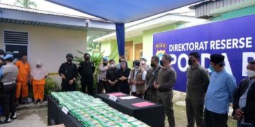 Polisi Bongkar Jaringan Narkoba Aceh-Riau, 81 Kg Sabu Disita