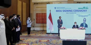 Jokowi Saksikan 14 Pertukaran MoU di Dubai