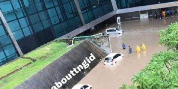 Terminal 3 Bandara Soekarno-Hatta Banjir