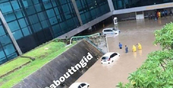 Terminal 3 Bandara Soekarno-Hatta Banjir