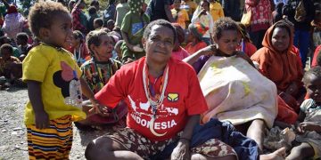 Brantas Abipraya Tumbuhkan Keceriaan Awal Tahun di Papua