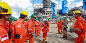 Kementerian ESDM &  SKK Migas Cek Kilang LNG Tangguh Train 3