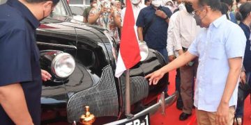 Erick Hadiri Pameran Arsip dan Mobil Presiden  di Sarinah
