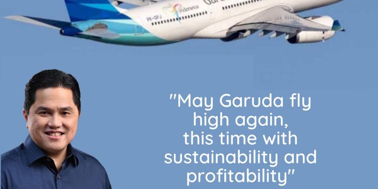 74 Tahun Garuda Indonesia, Kado Terindah dari Erick Thohir