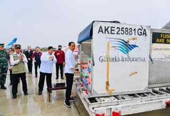 Garuda Terbangkan Bantuan ke Turki- Suriah