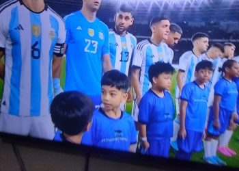 Cucu Jokowi  Jadi Player Escort Timnas Argentina