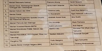 Jokowi Reshuffle 11 Menteri itu Hoaks