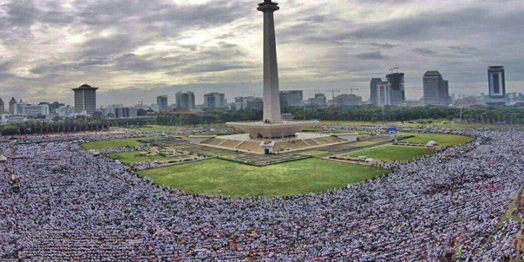 Istana Izinkan Reuni Aksi 212  di Monas