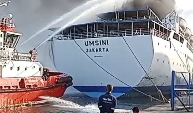 Insiden KM Umsini Terbakar, Tidak Ada Korban Jiwa