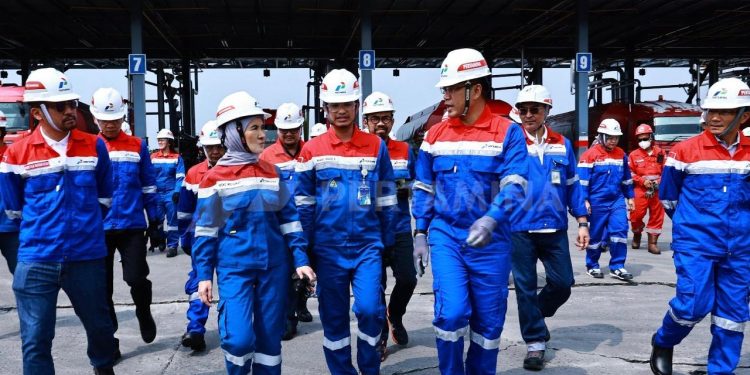 Komut dan Dirut Pertamina Kompak Turun Langsung Cek Kesiapan