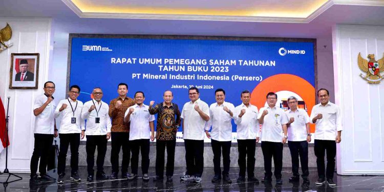 Cetak Laba Rp27.5 T, Begini Kinerje MIND ID Sepanjang 2023