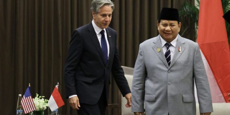 Prabowo Bertemu Menlu AS Bahas Gencatan Senjata Permanen di Gaza