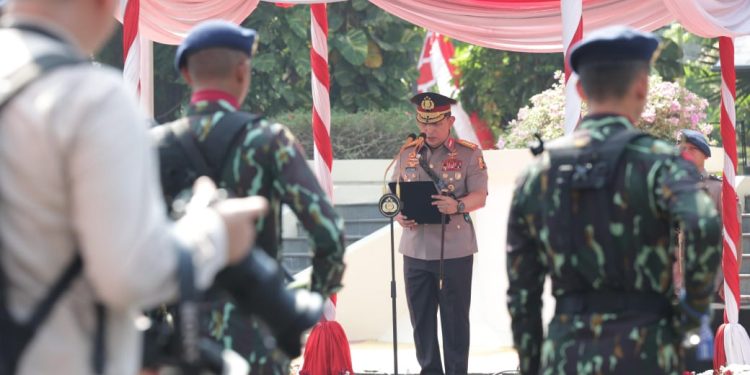 Pertama, Kapolri Pimpinan Upacara Hari Juang Polri di Surabaya