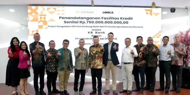 PT INKA Dapat Pembiayaan Modal Kerja Rp750 Miliar dari KB Bank