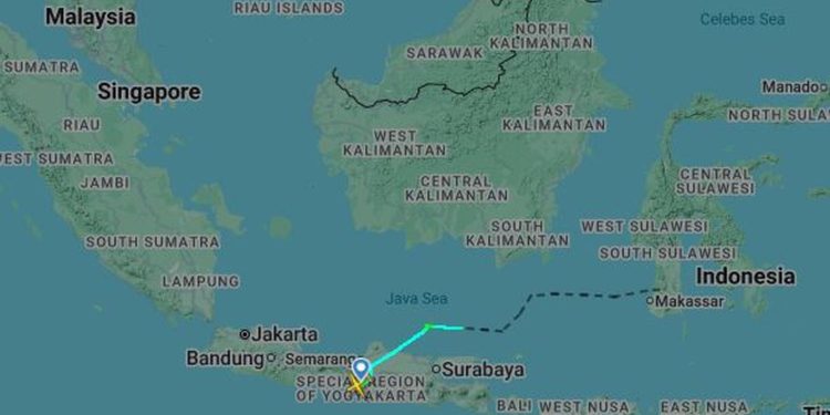 Daftar Nama Penumpang dan Kru Pesawat ATR 400 Rute Jogja-Makassar yang Hilang Kontak