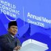 Prabowo di WEF: Tanpa Perdamaian, Tak Akan Ada Kemakmuran