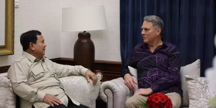 Prabowo Terima Wakil PM Australia di Kertanegara, Ini Isu yang Dibahas