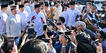 Salat Id di Aceh Tamiang, Prabowo Sebut Pengungsi Sudah Nol