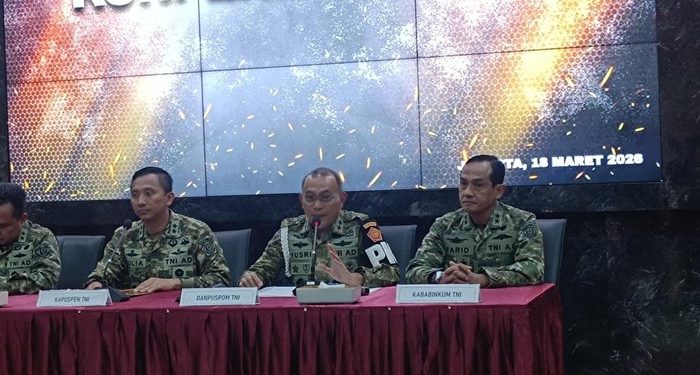 Kasus Air Keras Andrie Yunus, 4 Anggota TNI Jadi Tersangka